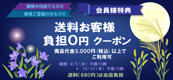 送料クーポン