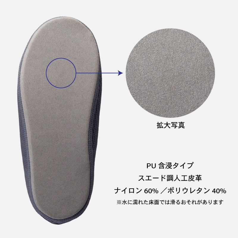 ルームシューズの構造
