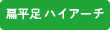 扁平足ハイアーチ