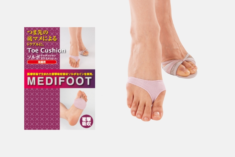 トゥクッション ドライメッシュ 足底用